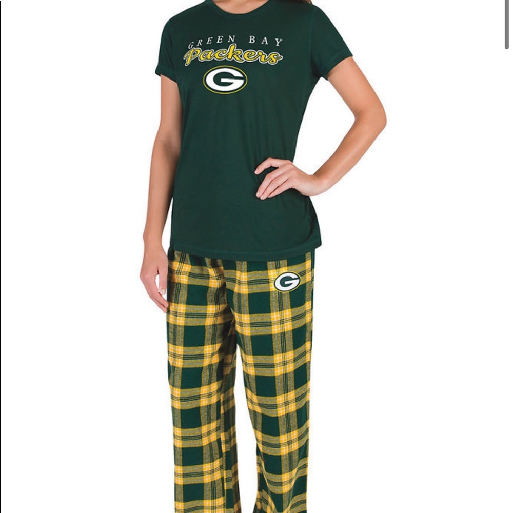 NWT Green Bay Packers Pajama Set